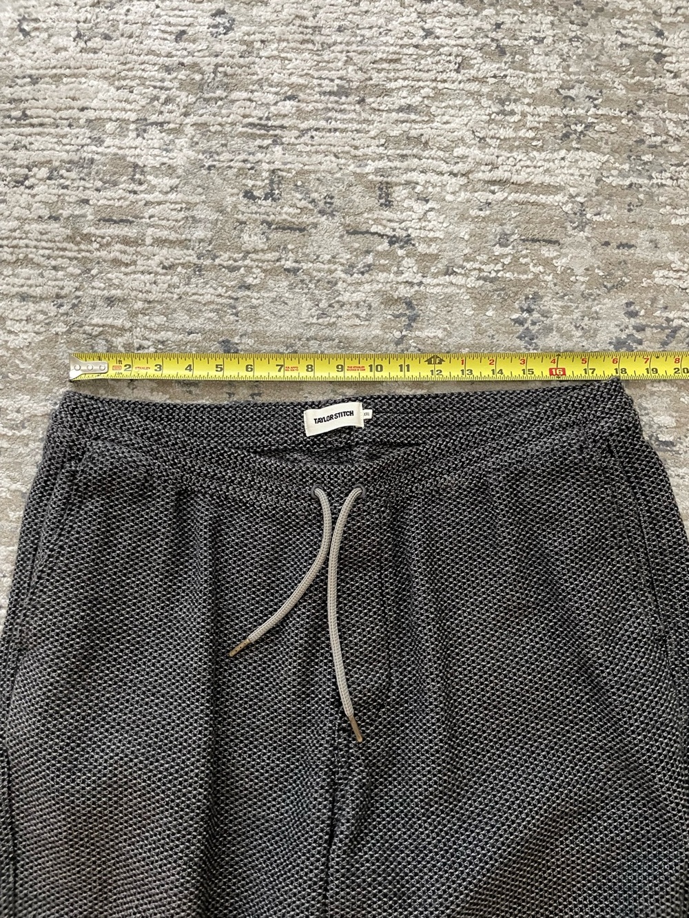 Taylor Stitch The Apres Pant Size XXL Joggers Sashiko Gray Charcoal - Picture 10 of 16